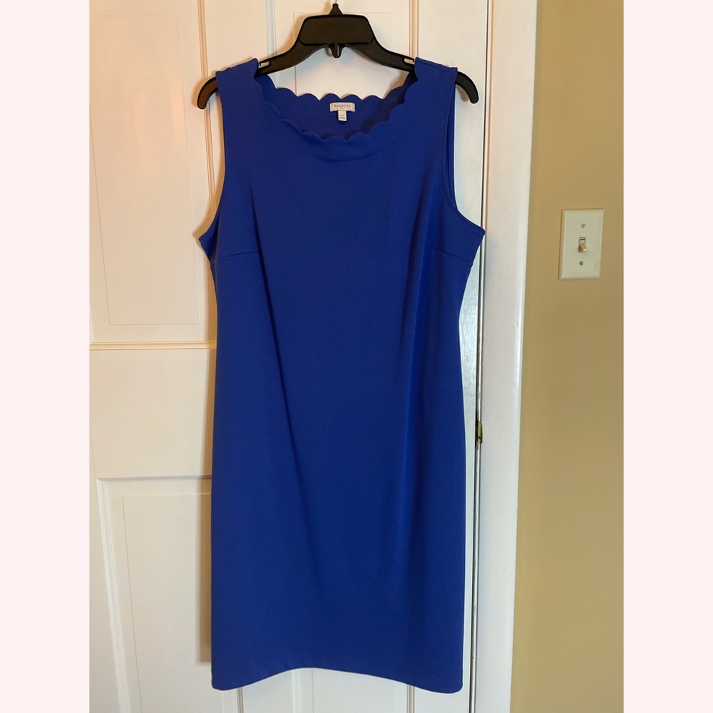 Talbots Blue Sleeveless Dress. Size Medium.